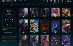 Conta bronze 2 com TODOS os champs e 350 Skins (Nivel 657)