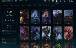 Conta bronze 2 com TODOS os champs e 350 Skins (Nivel 657)