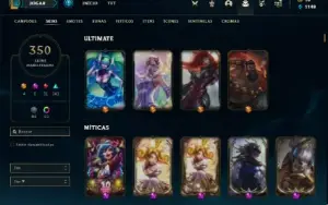 Conta bronze 2 com TODOS os champs e 350 Skins (Nivel 657)