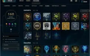CONTA LOL - PLATINA 5 - TODOS OS CHAMPIONS + 230 SKINS