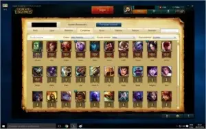 Conta League of Legends GOLD 3 +40 Champions e 13 Skins
