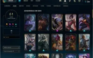 Conta de League of Legends Mono katarina platina 1