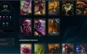 Conta LOL D4 - Todos Champs - 90 SKINS - MMR ALTO