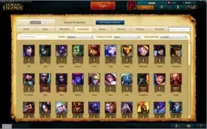 CONTA LOL GOLD 1 BORDA PLATINA SEASON 5
