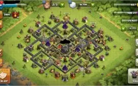 Conta clash of clans cv9 full com 11777 gemas casal 21/25