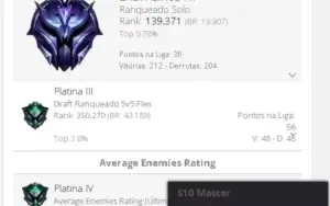 Conta LoL e Valorant