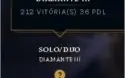 Conta LoL e Valorant