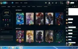 Conta de lol 409 skins e full CHAMP