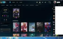 Conta de lol 409 skins e full CHAMP