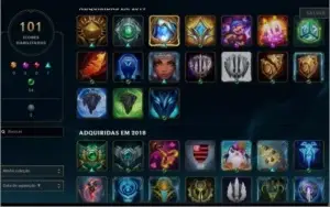 CONTA LOL MUITAS SKINS E RARAS