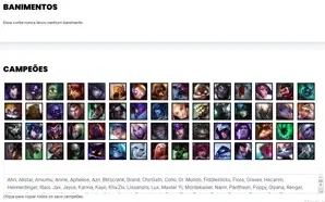 Conta bronze 2 com 60 Champs e 19 Skins + 13 Fragmentos