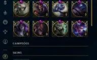 Conta Platina 4, 75 Champ, 47 Skins, Nivel 141