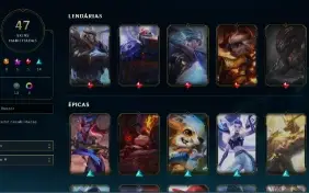 Conta Platina 4, 75 Champ, 47 Skins, Nivel 141
