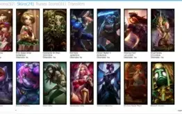 Conta lol + 92 Campeões +81 Icones + 24 Skins + 6 Pag. Runas