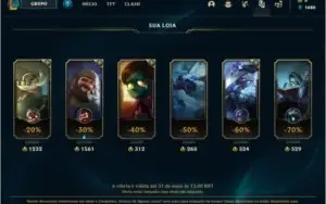 Conta smurf platina IV 72% Winrate (4) League of legends