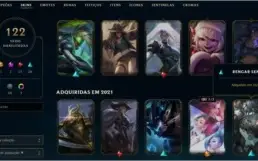 CONTA LOL NV364 PRATA 3 - 122 SKINS