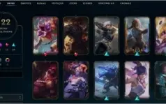 CONTA LOL NV364 PRATA 3 - 122 SKINS