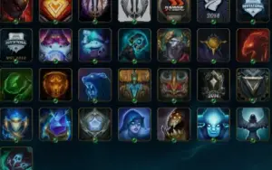 Conta lol diamantes IV full champs, 466 skins diversos raros