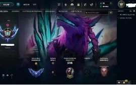 Conta lol diamantes IV full champs, 466 skins diversos raros