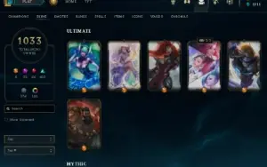 Conta Lol Top - Full Acesso - Entrega Imediata - 1033 Skins!