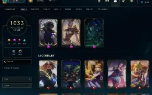 Conta Lol Top - Full Acesso - Entrega Imediata - 1033 Skins!
