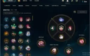 CONTA LOL COM 139 SKINS + 126 EMOTES + PASSE TFT