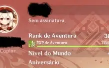 Conta AR 38 Com 4 personagens tier 5 Estrelas