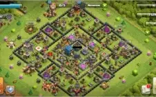 CLASH OF CLANS CV 12 BOAAA !!!