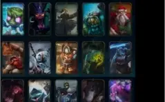 Conta LOL antiga, com algumas skins