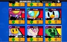 Vendo conta do jogo Brawl Stars
