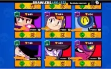 Vendo conta do jogo Brawl Stars