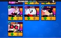 Vendo conta do jogo Brawl Stars