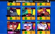 Vendo conta do jogo Brawl Stars