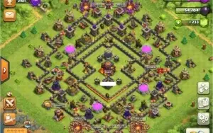CLASH OF CLANS CV 10 LVL 127