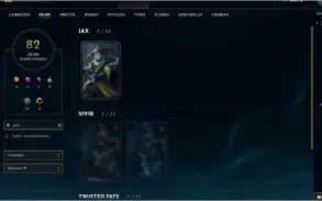 Conta de League of Legends com skin PAX JAX