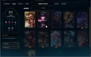 Conta de League of Legends com skin PAX JAX
