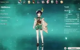 Genshin Impact: (AR10) Venti + Harpa Celestial