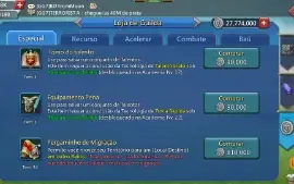 Conta Lords 840M (790k de gema, 11,5m de tropa-5m t4)
