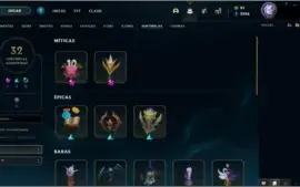 Conta Season4, 393 Skins, Várias skins raras, lvl 323
