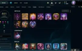 Conta Season4, 393 Skins, Várias skins raras, lvl 323