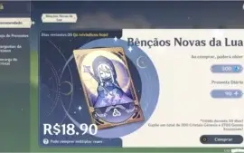 Genshin Impact 5 x 5 estrelas 35 dias de bençao AR 41