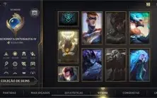 VENDO CONTA GM ULTIMAS SEASONS - MAIS DE 500,00 EM SKINS 