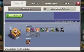 Conta Clash of Clans cv10 6400 Gemas