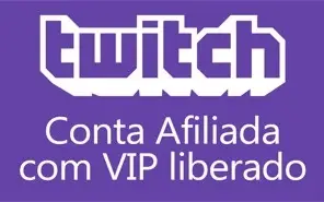 Conta Afiliado e VIP Twitch - Envio Imediato