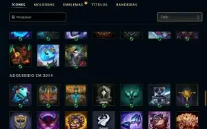 Conta Antiga Lol Rammus Rei Kayle Juíza