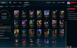 CONTA DE LEAGUE OF LEGENDS