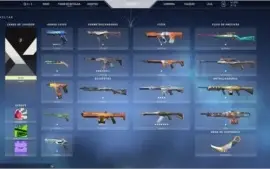 Conta Valorant Platina 1 com várias skins