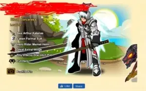 Vendo 4 Contas AQW (Adventure Quest Worlds)
