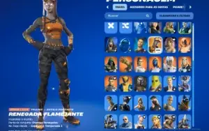 conta fortnite com 100 skins, no fortnite FULL ACASSO