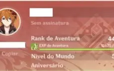 ✨ GENSHIN IMPACT CONTA COM CHILDE + MONA + KEQING AR44 ✨